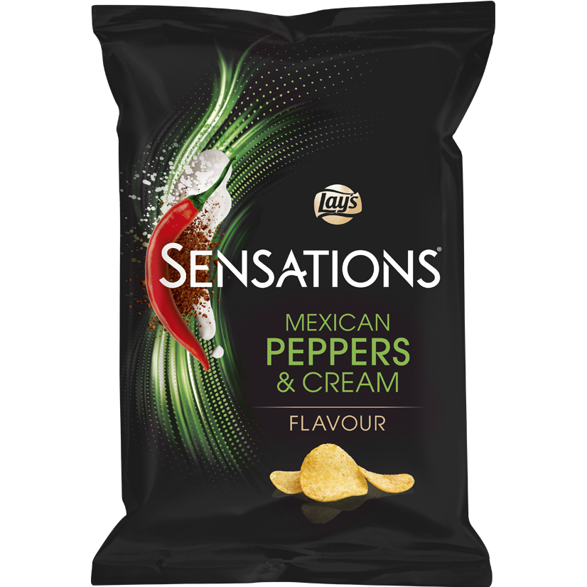 Lay's Sensations® Mexican Peppers & Cream